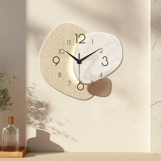 Elegant Silent Quartz Wall Clock for Bedroom & Living Room Decor 0