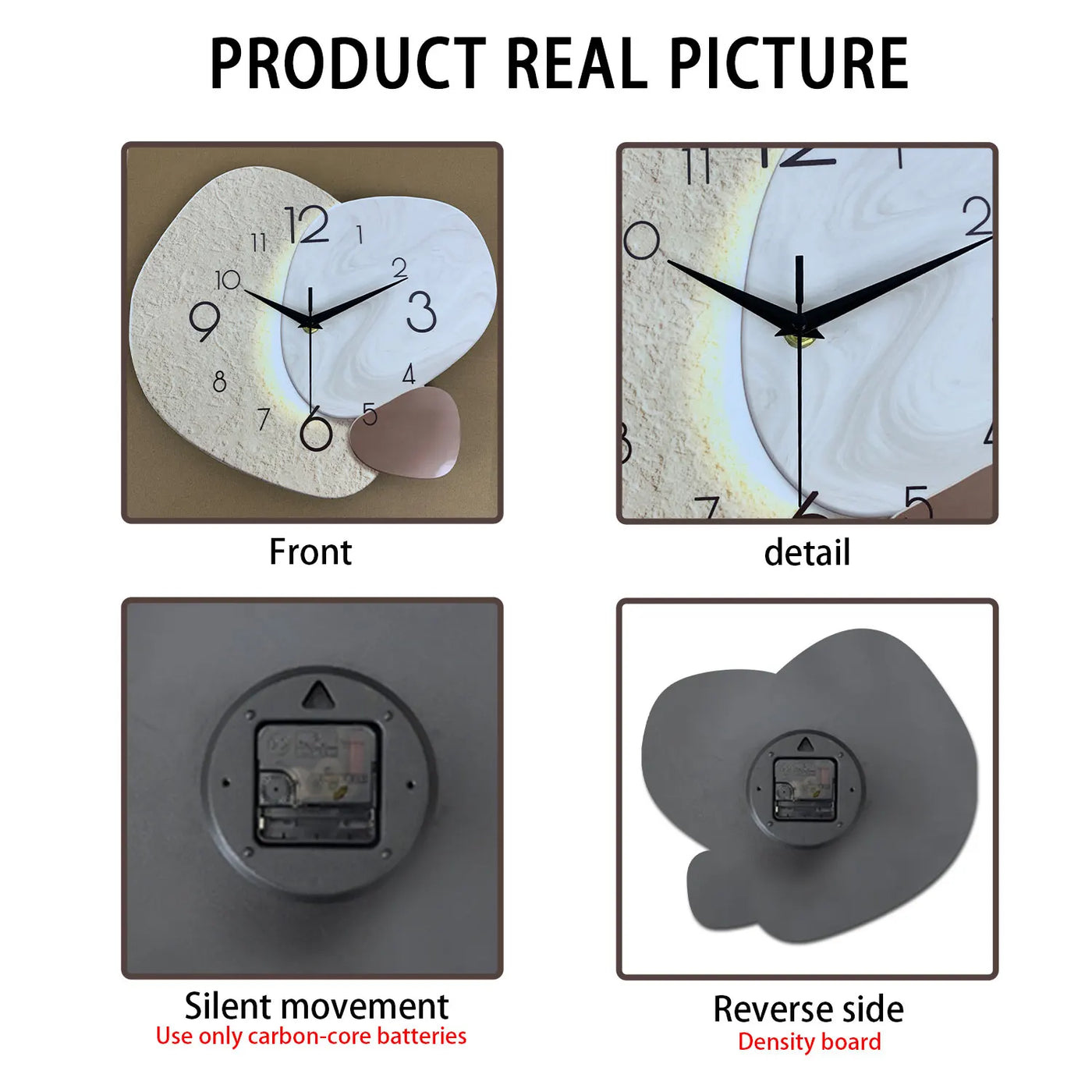 Elegant Silent Quartz Wall Clock for Bedroom & Living Room Decor 5
