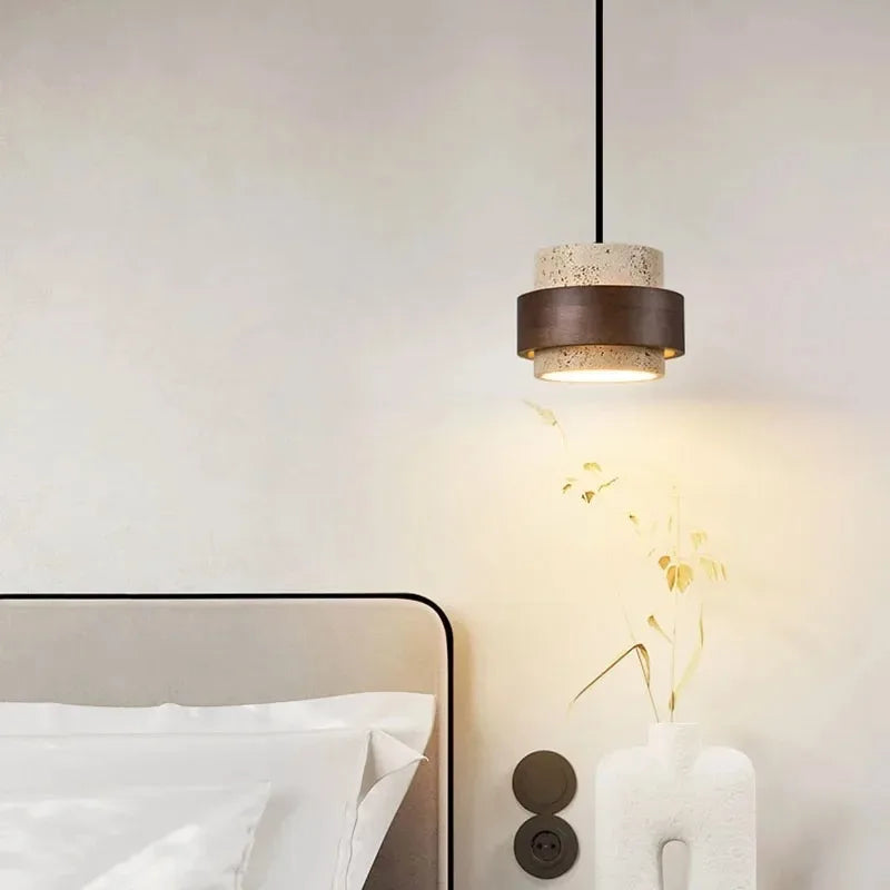 Elegant Stone Pendant Light - Adjustable Height Kitchen Pendant Lighting 1