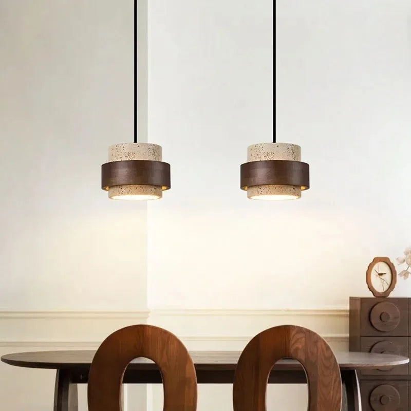 Elegant Stone Pendant Light - Adjustable Height Kitchen Pendant Lighting 2