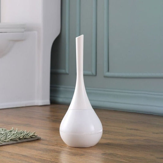Elegant Toilet Brush with Anti-Splash Design & Durable Holder - Best Toilet Bowl Brush for Hygiene 0