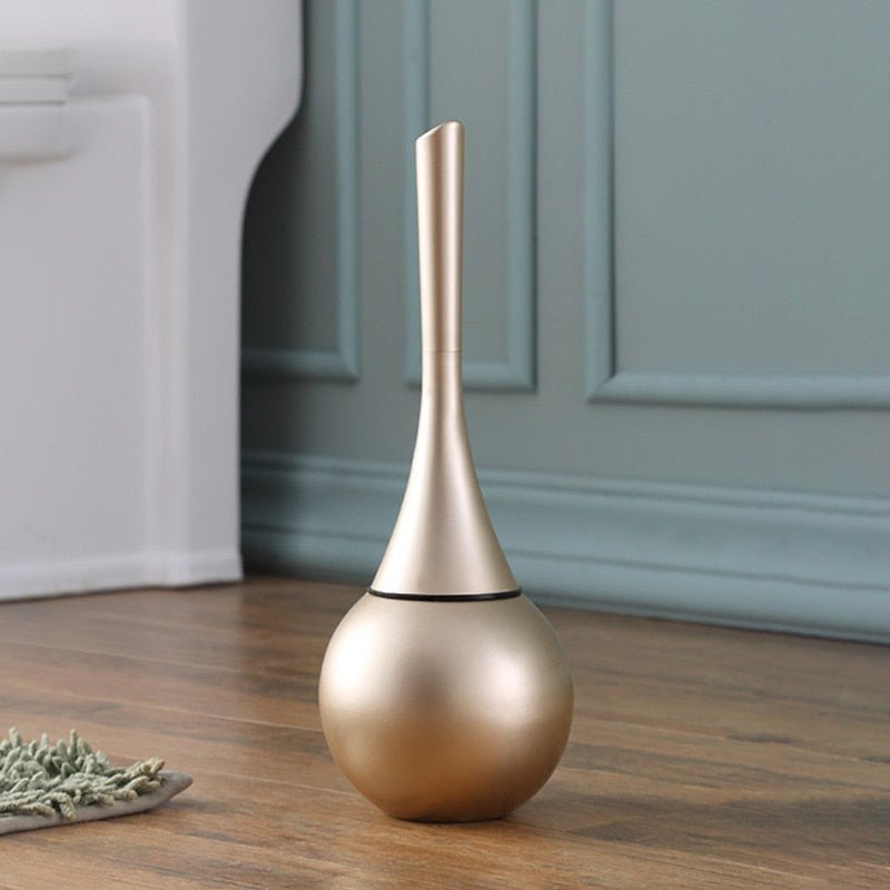 Elegant Toilet Brush with Anti-Splash Design & Durable Holder - Best Toilet Bowl Brush for Hygiene 2