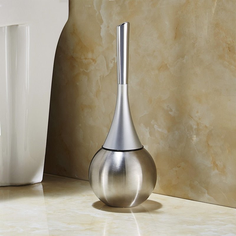Elegant Toilet Brush with Anti-Splash Design & Durable Holder - Best Toilet Bowl Brush for Hygiene 3