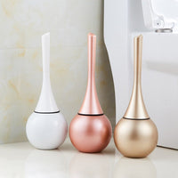 Elegant Toilet Brush with Anti-Splash Design & Durable Holder - Best Toilet Bowl Brush for Hygiene 5