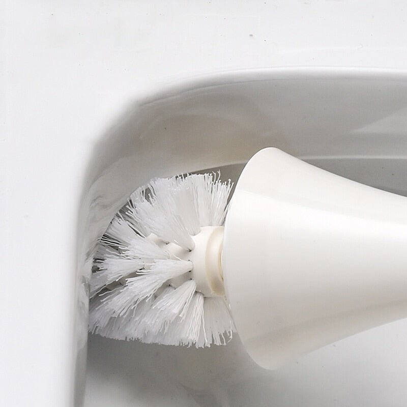 Elegant Toilet Brush with Anti-Splash Design & Durable Holder - Best Toilet Bowl Brush for Hygiene 7