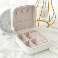 Elegant Travel Jewelry Case - Compact Leather Jewelry Organizer for Women 7