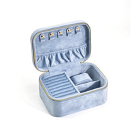 Elegant Travel Jewelry Organizer - Velvet Travel Jewelry Case for Women 8