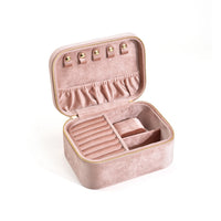 Elegant Travel Jewelry Organizer - Velvet Travel Jewelry Case for Women 9