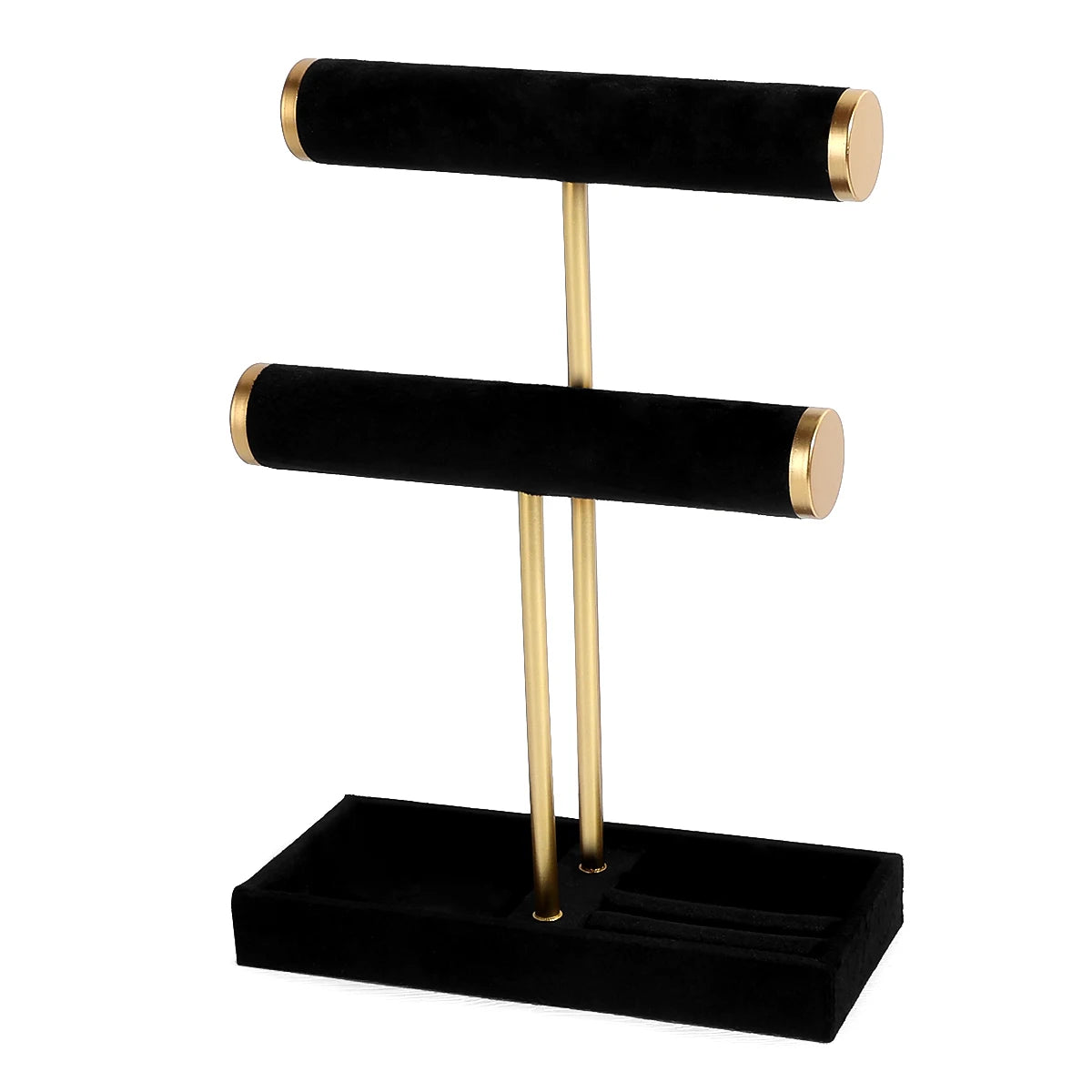 Elegant Two-Level T-Style Jewelry Stand for Bracelets & Bangles Display 6
