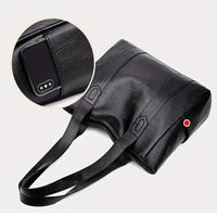 Elegant Vintage Leather Shoulder Bag - Spacious PU Leather Shoulder Bags for Women 6