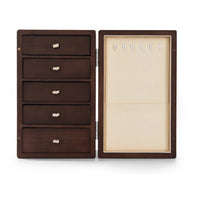 Elegant Wooden Jewelry Box for Women - Multi-Layer Jewelry Organizer with Magnetic Absorption 8