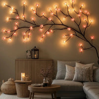 FLORKAVIA – Luci a stringa LED a fiori di ciliegio per un’atmosfera da sogno in casa