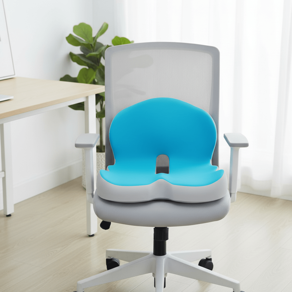 ErgoComfort Pad - Premium Memory Foam Seat Cushion for Posture Support 0