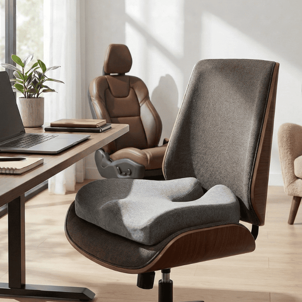 COMFICORE – Orthopedic Seat Cushion for Back and Tailbone Comfort