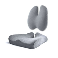Ergoflex - Orthopedic Seat Cushion for Back and Tailbone Relief, Black 9