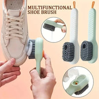 Ergonomic Green Shoe Cleaning Brush with Soft Bristles for Versatile Use 0