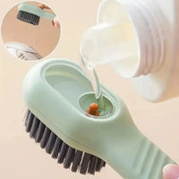 Ergonomic Green Shoe Cleaning Brush with Soft Bristles for Versatile Use 4