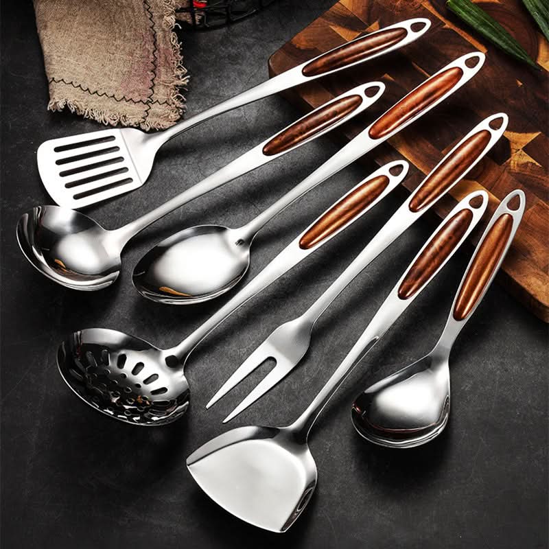 Ergonomic Stainless Steel Kitchen Utensil Set - Best Cooking Utensils for Precision 2