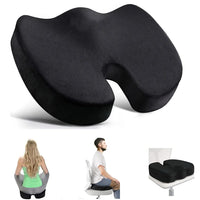 Ergonomic U-Shaped Memory Foam Seat Cushion for Comfort and Support 0