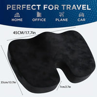 Ergonomic U-Shaped Memory Foam Seat Cushion for Comfort and Support 2