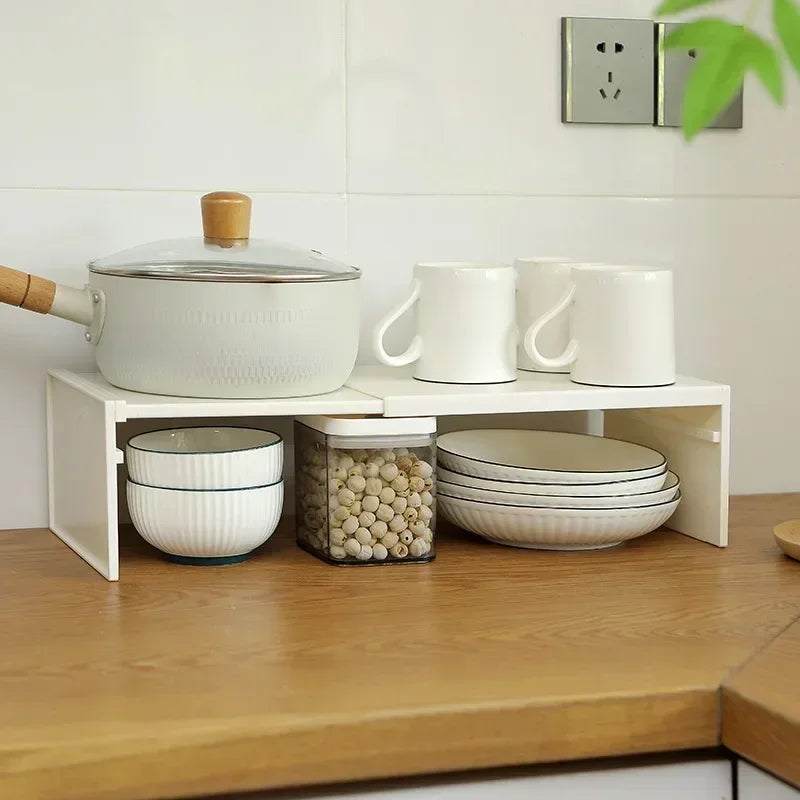 Expandable Kitchen Organizer - Adjustable Pantry Organization Rack & Storage Solution 4