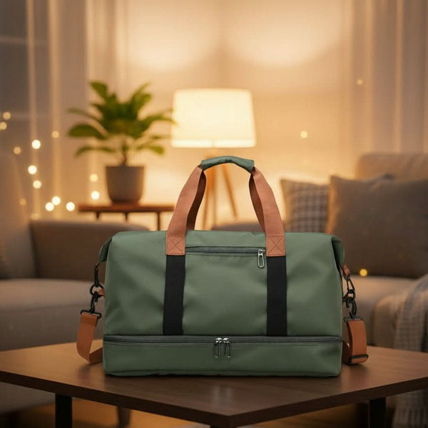 VOYAFLEX – Sac de voyage de sport avec compartiment à chaussures et séparation humide/sèche