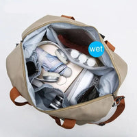 FITVOYAGE - Versatile Gym Bag with Shoe Compartment & Wet-Dry Separation 3