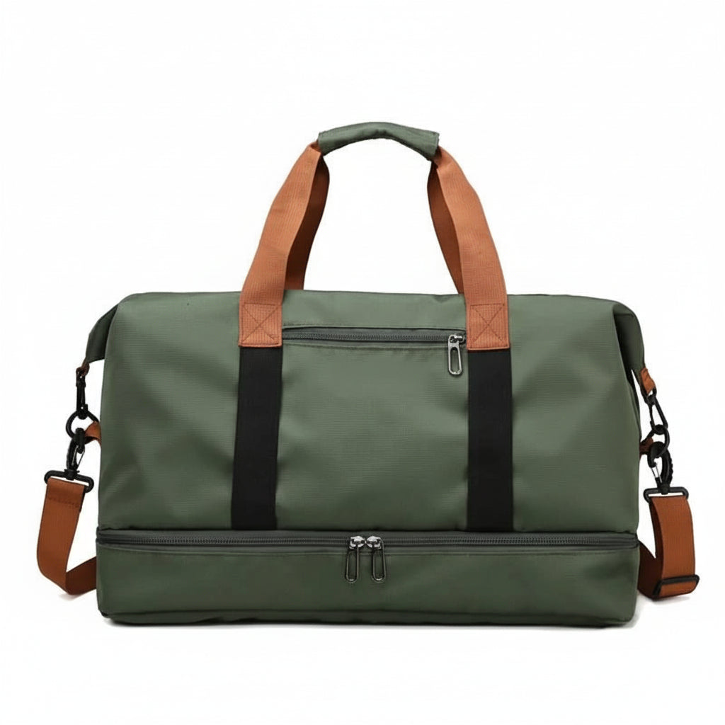 FITVOYAGE - Versatile Gym Bag with Shoe Compartment & Wet-Dry Separation 7