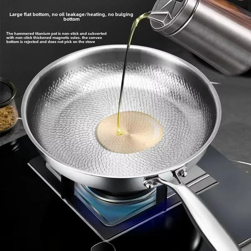 FORGEON – Titanium hammered non-stick frying pan for induction cooktops and everyday cooking 5
