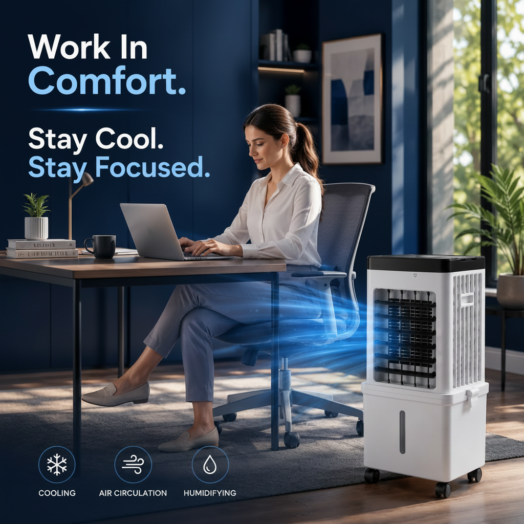 FRESHORA - Portable Air Conditioner 3-in-1 Cooling Solution for Modern Spaces 4