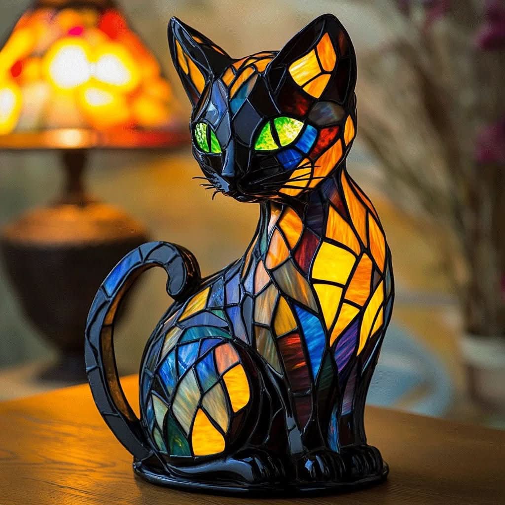 Felilux - Cat Night Lamp with Soothing LED Light, Touch Control & Portable Design 0