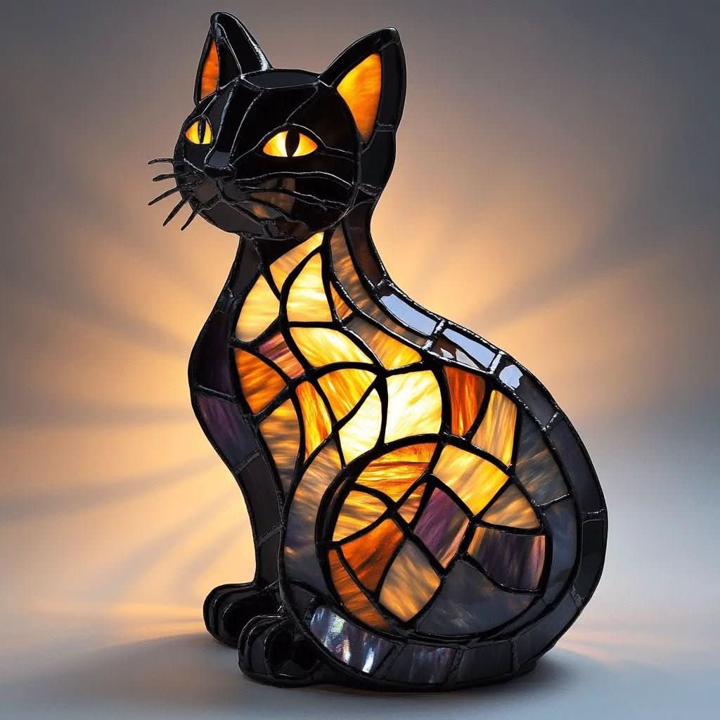 Felilux - Cat Night Lamp with Soothing LED Light, Touch Control & Portable Design 1