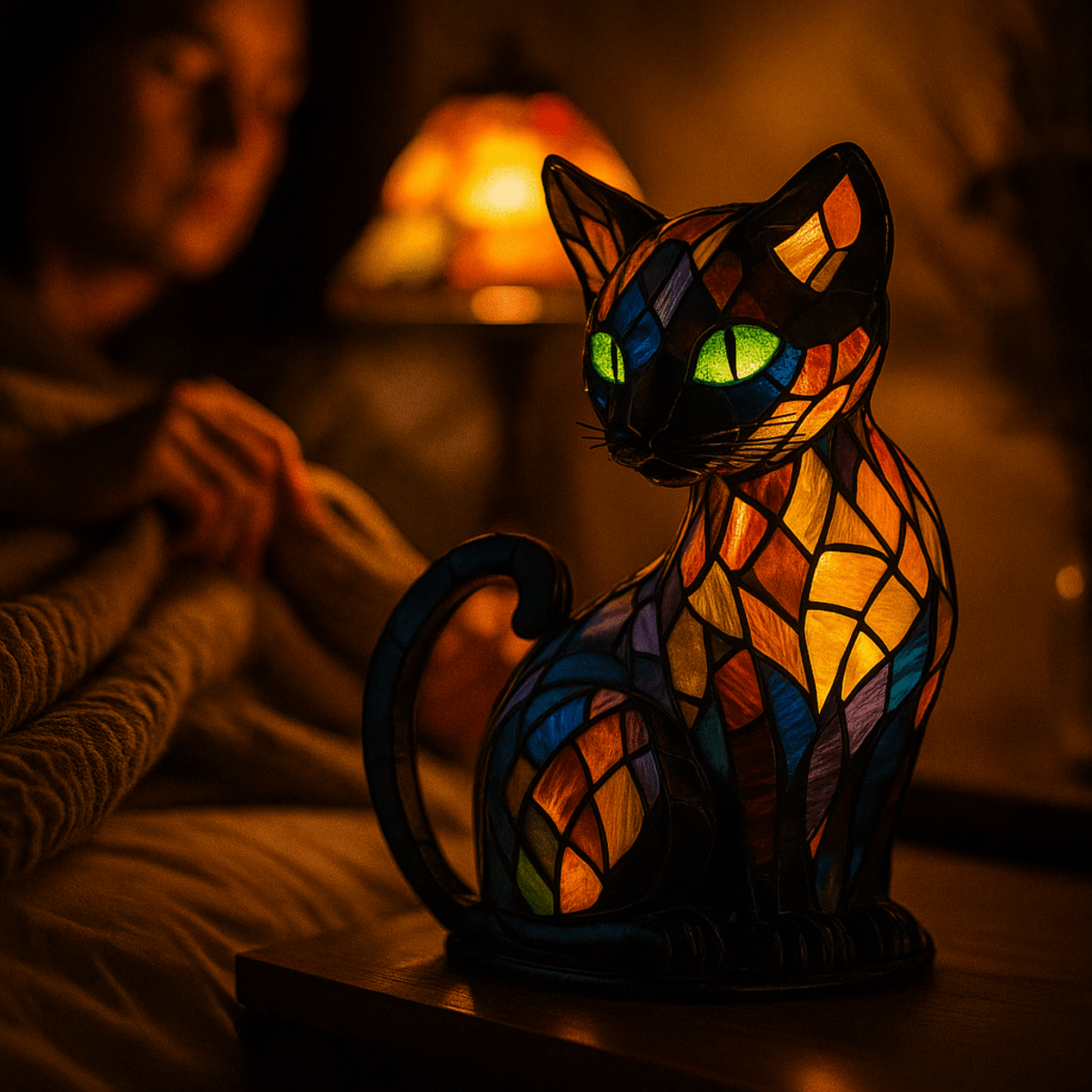 Felilux - Cat Night Lamp with Soothing LED Light, Touch Control & Portable Design 4