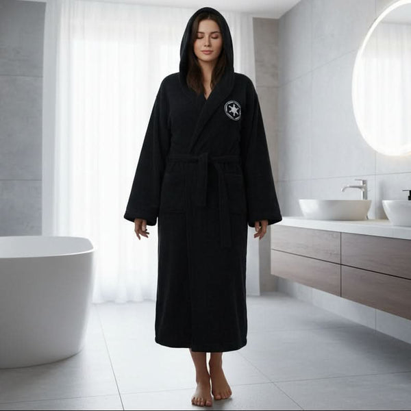 COZARA – Peignoir en flanelle extra long avec capuche pour une chaleur confortable au quotidien