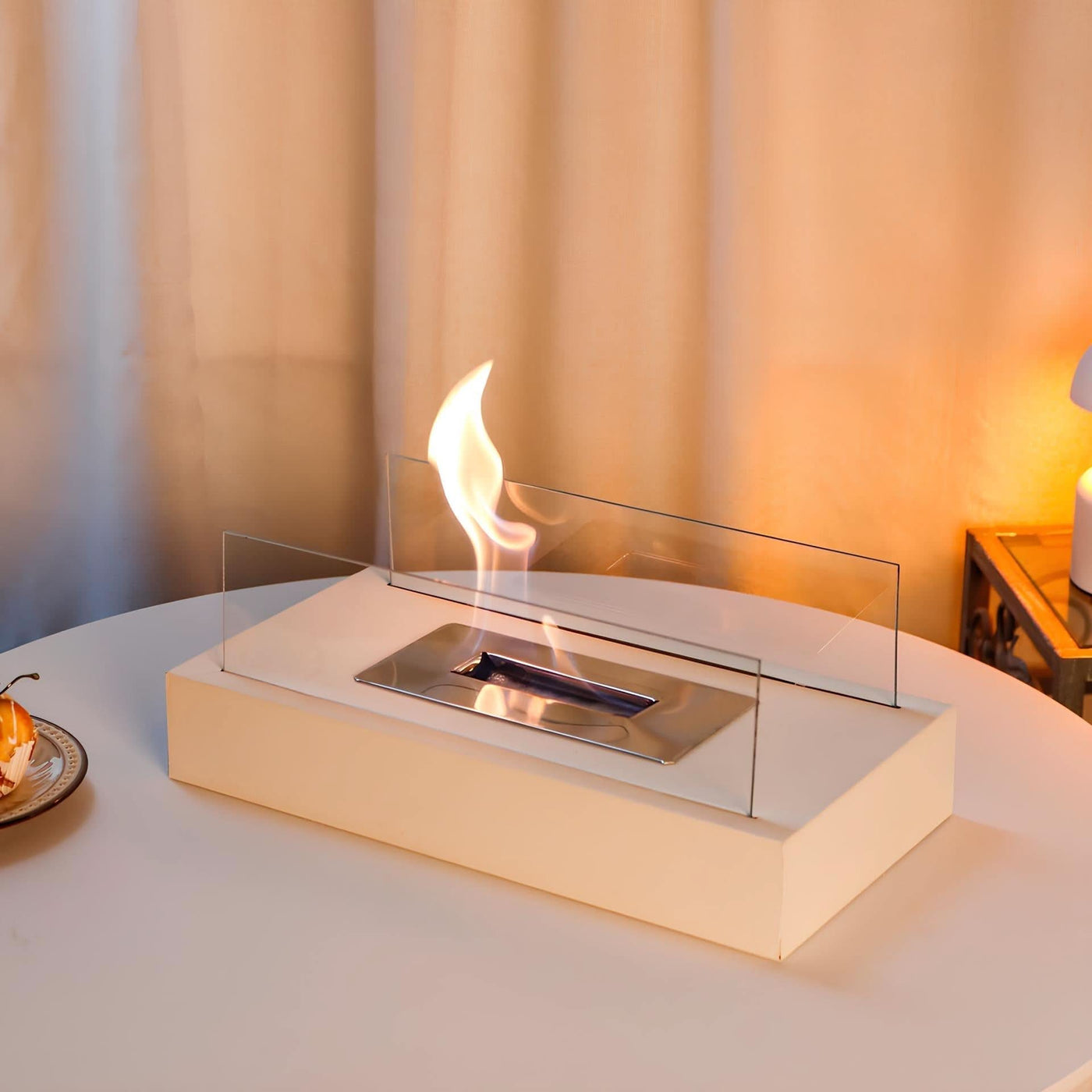 FlameGlow - Bioethanol Tabletop Fireplace, Portable Table Top Fire Bowl for Indoor & Outdoor Use 4