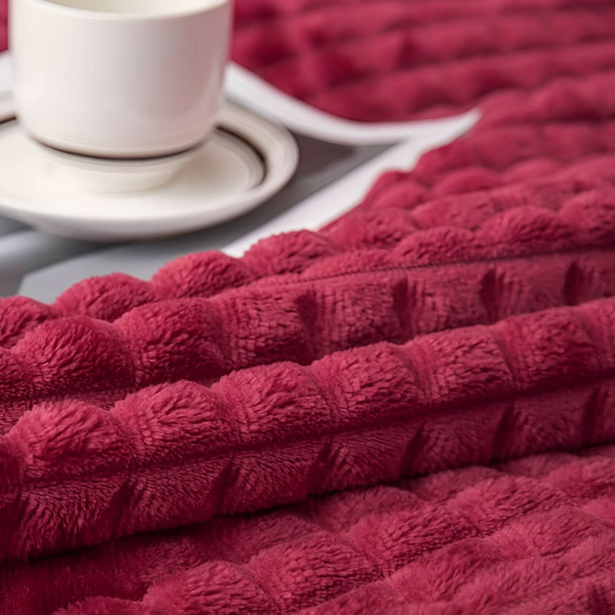 FEATHERCOZY – Coperta leggera e testurizzata per il comfort quotidiano