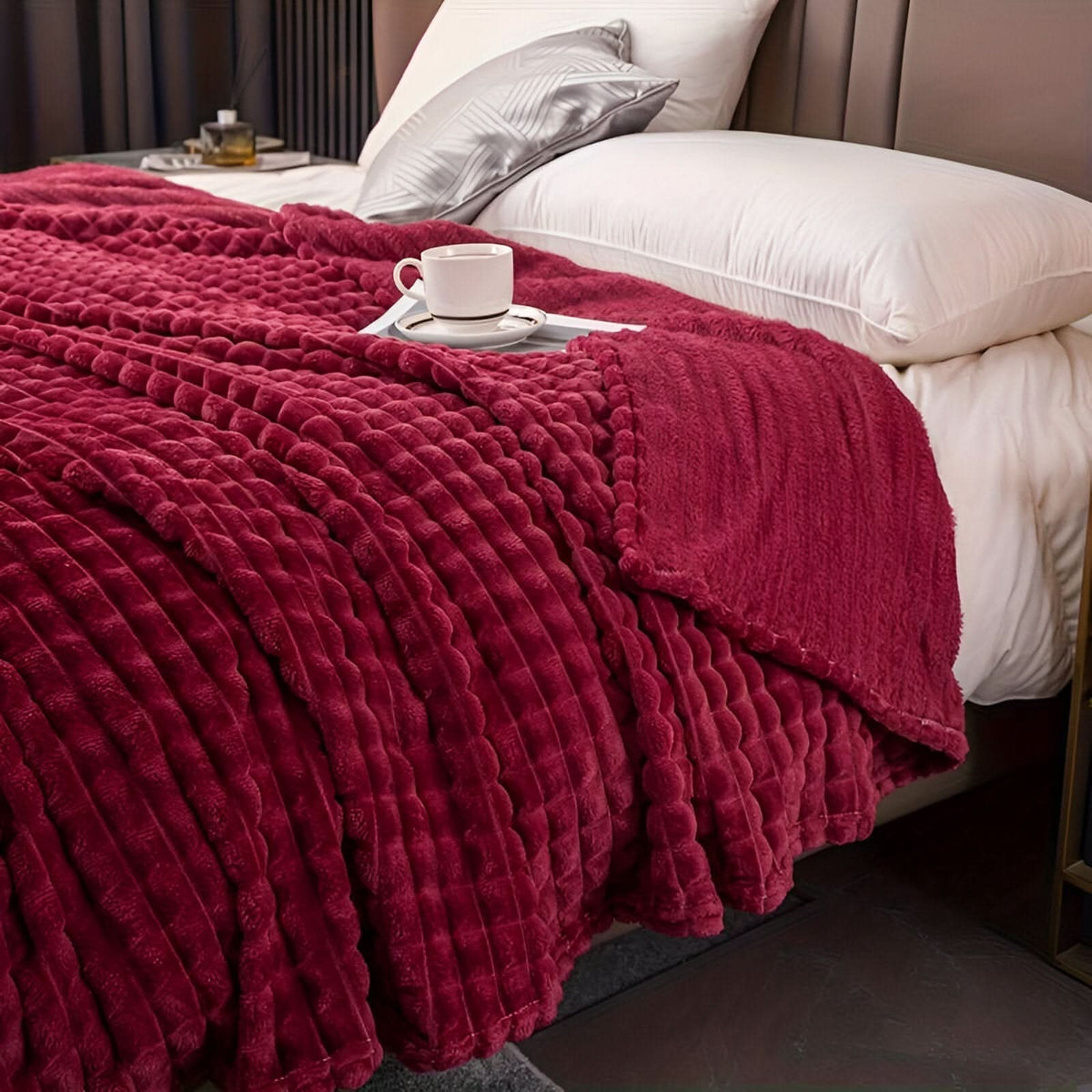 FEATHERCOZY – Coperta leggera e testurizzata per il comfort quotidiano
