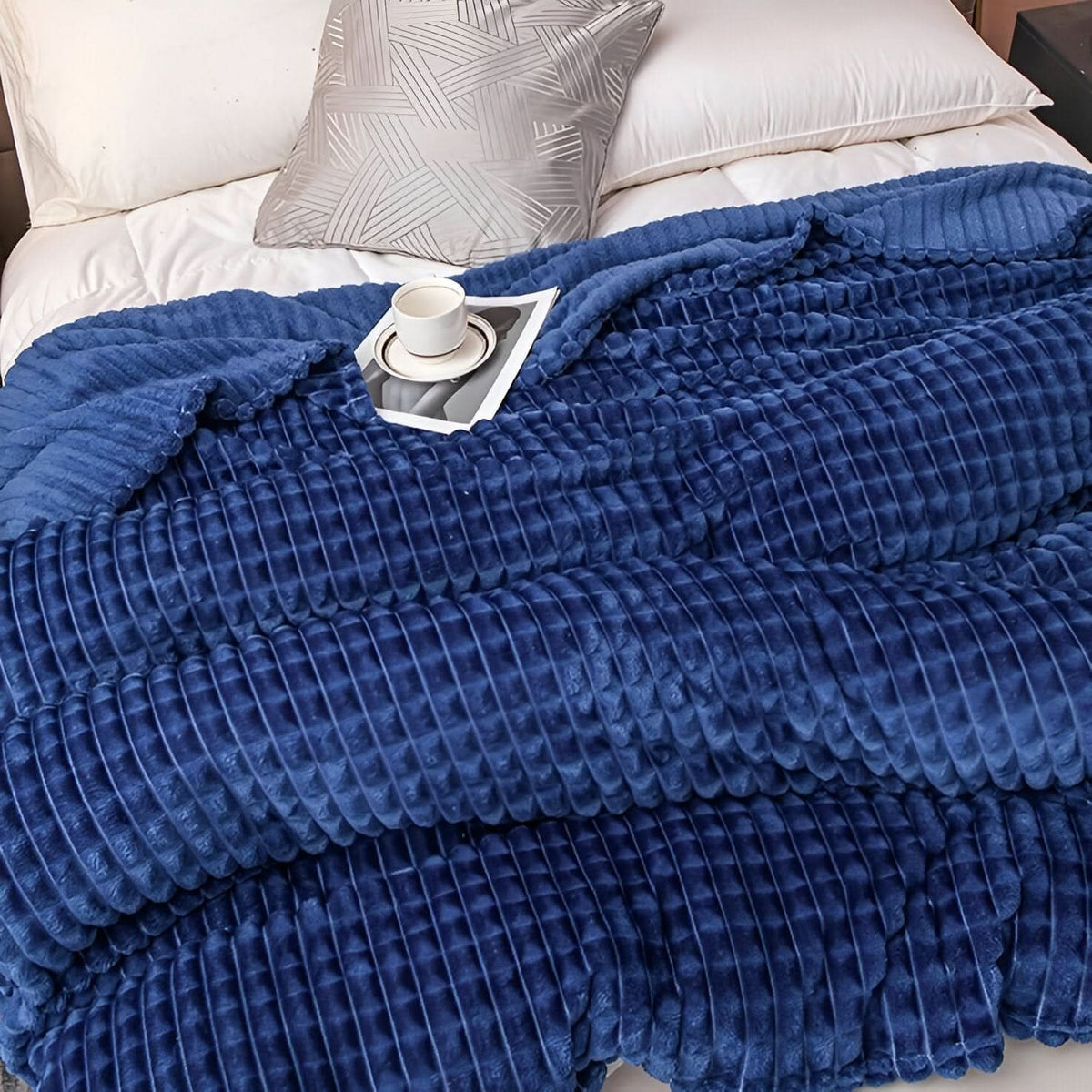 FEATHERCOZY – Coperta leggera e testurizzata per il comfort quotidiano