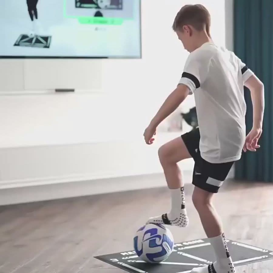 FootMaster Soccer Training Mat - Non-Slip Grip for Technique & Coordination 1