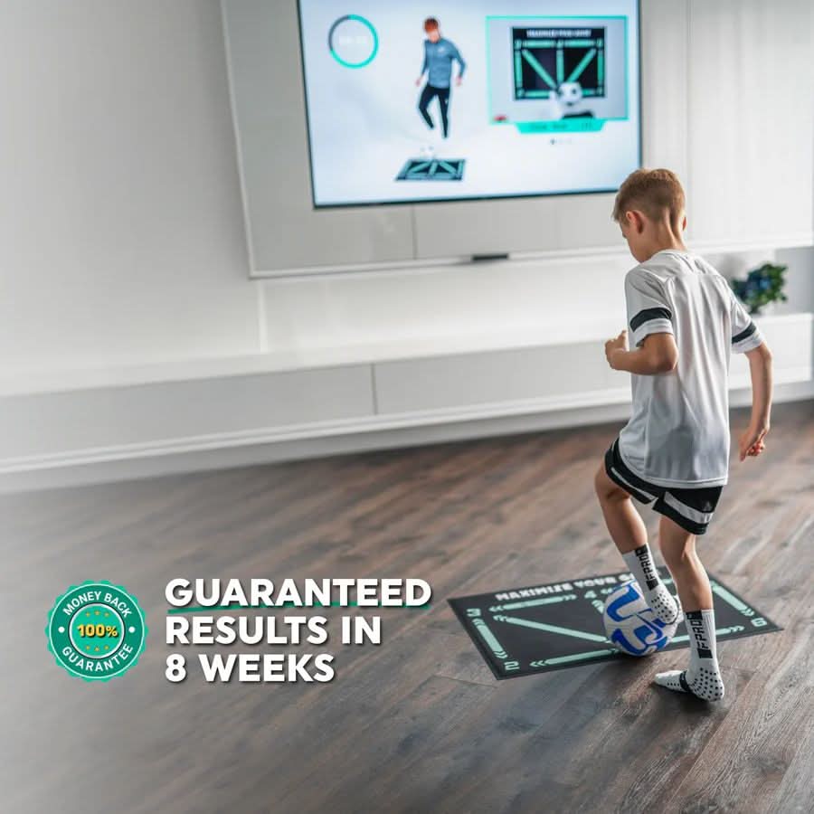 FootMaster Soccer Training Mat - Non-Slip Grip for Technique & Coordination 2