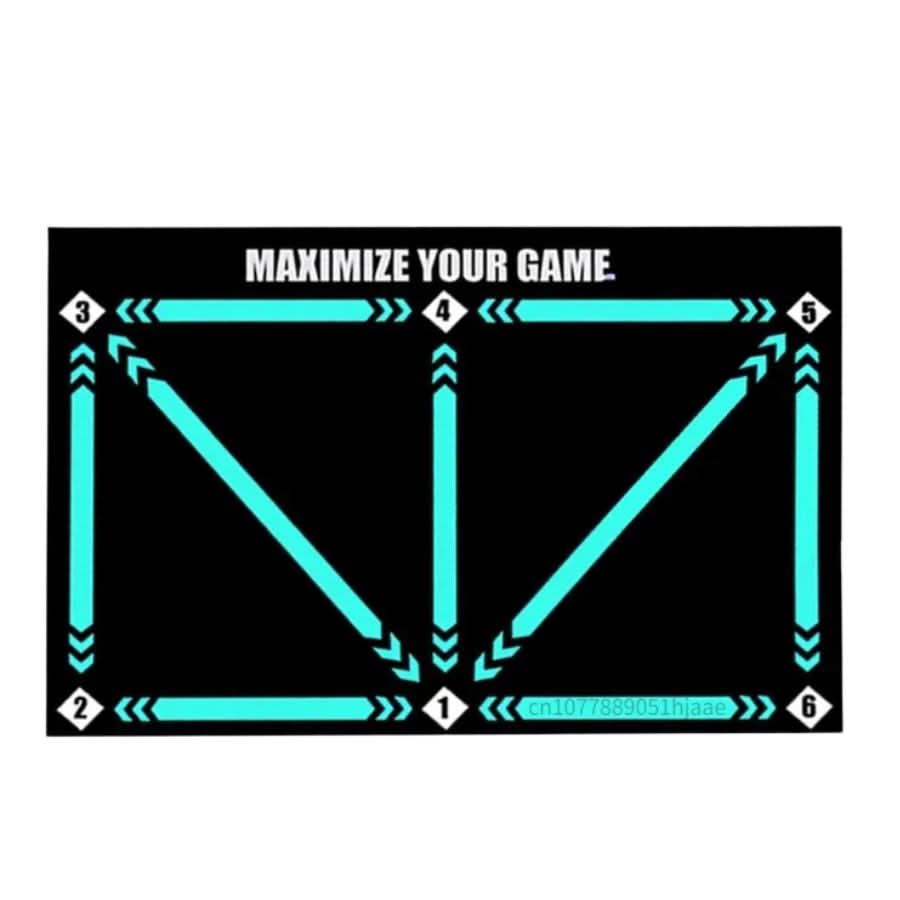 FootMaster Soccer Training Mat - Non-Slip Grip for Technique & Coordination 7