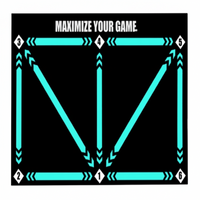 FootMaster Soccer Training Mat - Non-Slip Grip for Technique & Coordination 9