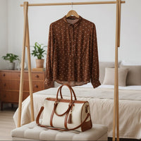 GARMENTGO Travel Bag - Foldable garment bag made of PU leather for crease-free travelling in style 3