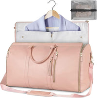 GARMENTGO Travel Bag - Foldable garment bag made of PU leather for crease-free travelling in style 4