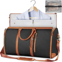 GARMENTGO Travel Bag - Foldable garment bag made of PU leather for crease-free travelling in style 5