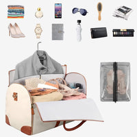 GARMENTGO Travel Bag - Foldable garment bag made of PU leather for crease-free travelling in style 6
