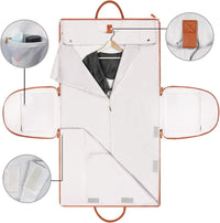 GARMENTGO Travel Bag - Foldable garment bag made of PU leather for crease-free travelling in style 8