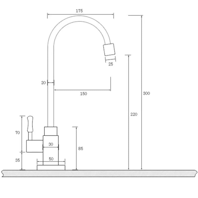 GOLDENSWAN – Antique Brass Swan Neck Faucet for Kitchen & Bathroom 5