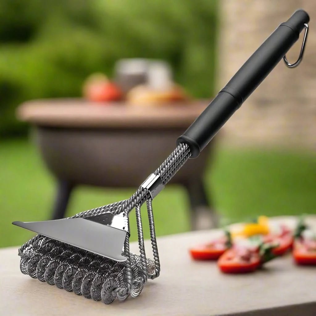 GRILLMASTER – Bristle-Free Stainless Steel BBQ Brush 0