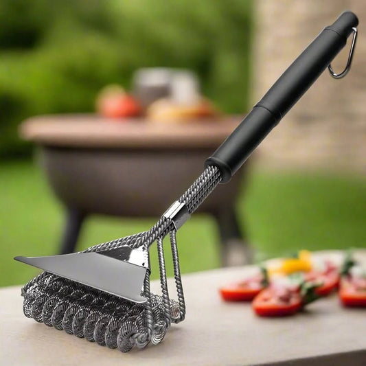 GRILLMASTER – Bristle-Free Stainless Steel BBQ Brush 0